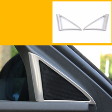 Аксессуары из нержавеющей стали для Opel Insignia 2017 2018 2019 Стайлинг автомобиля A-pillar динамик аудио рамка панель Обложка отделка 2024 - купить недорого