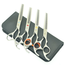 Парикмахерские ножницы Meisha 6,5 дюйма 440C, японские стальные ножницы для филировки волос, ножницы для стрижки собак, 7,0 дюйма, резные бритвы HA0397 2024 - купить недорого