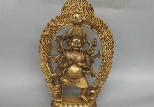 Ym 311 12 polegadas china, estátua de bronze tibetana vajra kromah magabala ucchusma buda 2024 - compre barato
