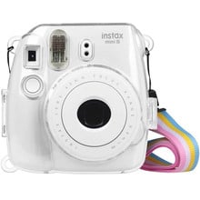 Fujifilm Instax Mini 9-funda de plástico transparente para cámara, funda protectora con correa para Fujifilm instax Mini 8/9/8 + 2024 - compra barato