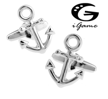 Free Shipping Fashion Cufflinks Wholesale&retail Novelty Seaman Anchor Design Quality Brass Material Best Gift For Men 2024 - buy cheap