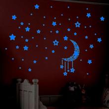 Wall stickers home decor living room A Set Kids Bedroom Fluorescent Glow In The Dark Stars Wall Stickers            may17 2024 - buy cheap