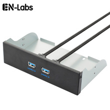 En-Labs 2/4/7 Port USB 3.0 5.25" Internal CD-ROM Bay Front Panel Hub,USB 3.0 Type A Female to Motherboard USB 20 pin Splitter 2024 - buy cheap