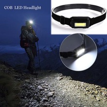 Waterproof COB LED Headlamp Headlight 3 Modes Helmet Light Lamp Torch for Running Camping Hiking Fishing with Headband 2024 - buy cheap