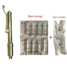 FREE SHIPPING BY DHL hyaluronic pen with 10pcs Syringe and 2 needle free atomizer hyaluron pen wrinkle removal water 2024 - buy cheap