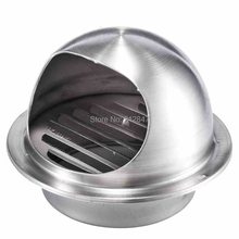 Kitchen Roof Extractor Fan 304 Grade Stainless Steel Air Vent Outlet Grill w Mesh Louver for 100mm Dia Ducting Valve 2024 - buy cheap