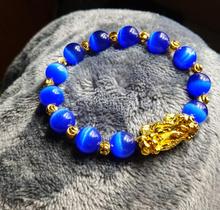 Pulsera de transferencia de oro 3D Animal Pixiu, pulsera de piedras naturales, brazalete Feng Shui, joyería para hombres y mujeres 2024 - compra barato