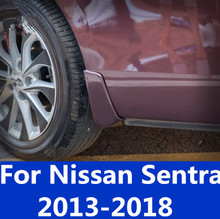 Guardabarros especial modificado exterior, rueda delantera y trasera, archivo de plástico suave, decoración de azulejos de barro para Nissan Sentra 2013-2018 2024 - compra barato