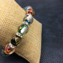 Новинка, Модный глянцевый стрейчевый браслет в китайском стиле, цветной круглый браслет с бусинами 3D для женщин, бесплатная доставка 2024 - купить недорого
