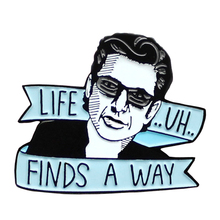 Life uh находит путь Парк Юрского периода Jeff Goldblum значок брошь 2024 - купить недорого