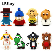 Cute nurse Pen drive 4gb USB Flash Drive 64gb 32gb 16gb 8gb funny Perry the Platypus pendrive memory stick Ted bear/Pirate 2024 - buy cheap