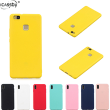 Rubber TPU Silicone Case For Huawei P9 Lite Candy Color Soft TPU Back Cover For Coque Huawei P9 P Lite Huawey G9 Lite Case Etui 2024 - buy cheap