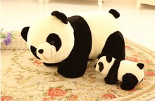 Мягкая игрушка, милая Лежащая ничком панда плюшевая игрушка подушка, подарок на день рождения w2334 2024 - купить недорого