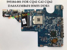 Placa base para HP Compaq CQ42 G42 CQ62 G62 HM55 DA0AX1MB6F0 595184-001 100% probado 2024 - compra barato