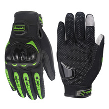 Guantes de motocicleta para hombre, guante de pantalla táctil de cuero, para Motocross, ciclismo y carreras 2024 - compra barato