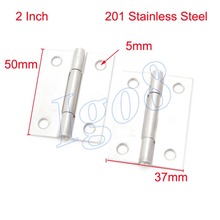 High Quality Cabinet  Door Hinges 2" 201 Stainless Steel Butt Hinge 10PCS 2024 - buy cheap