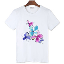 Bgtomato flores coloridas bonito tshirt estilo chinês clássico verão camiseta dos homens personalidade moda topos 2024 - compre barato