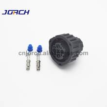 5 sets 2 Pin AMP Automotive Female Waterproof Connector Wire Electrical Round Plug 1-967325-3 2024 - buy cheap