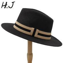 Sombrero de paja con Panamá de ala ancha para hombre y mujer, sombrero de paja, 6 colores, para playa, Jazz, talla 56-58CM, A0154-XSJ 2024 - compra barato