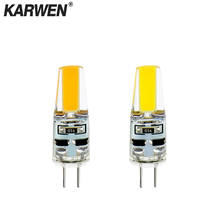 KARWEN 2018 LED G4 Lamp AC/DC 12V 220V COB LED G4 6W Bulb 360 Beam Angle replace Halogen Spotlight Chandelier 2024 - buy cheap