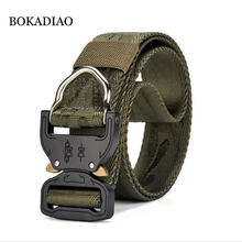 BOKADIAO Hot Mens Tactical Belt Quick release Military Nylon Belts Outdoor multifunctional Training Belt High Quality male Strap 2024 - buy cheap