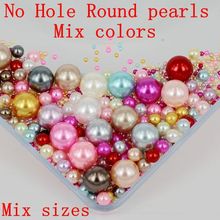 Cuentas de resina 2500 Uds. Colores mixtos tamaños mezclados 2 3 5 8 10mm perlas redondas sin agujero DIY joyería hacer decoraciones 2024 - compra barato