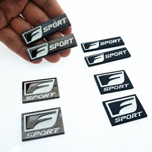 2pcs F Sport 3D Small Metal Badge Decal Rear Trunk Emblem Sticker For Lexus IS ISF GS RX RX350 ES IS250 ES350 LX570 CT200 2024 - buy cheap