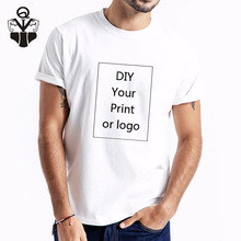 QIM personalizado impresión camiseta para hombres imprimir DIY tu como foto o Logo 5 colores Top camisetas hombres camiseta de moda tamaño enchufe 2024 - compra barato