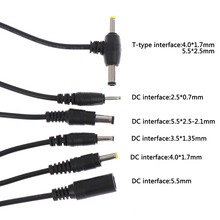 Cable de alimentación de salida del adaptador, conector macho DC, 2,5x0,7/3,5x1,35/4,0x1,7/5,5x2,1mm 2024 - compra barato