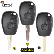KEYECU для 1x/2x для Renault Modus Twingo Duster Logan Modus Sande Fluence Clio Kangoo 2 кнопочный чехол для пульта дистанционного управления 2024 - купить недорого