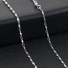 Slim Thin Bead Link Chain Necklaces Stainless Steel Short Initial Choker Necklaces Statement Jewelry collare for Women Gift CN55 2024 - buy cheap