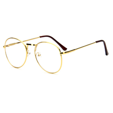 New2018 Round Metal thin Front Frame Women Men Vintage Myopia Glasses Frames Eyeglasses Plain spectacles Oculos Gafas 7colors L3 2024 - buy cheap