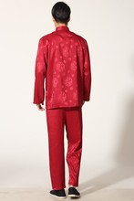 Chinese Traditional Men's Satin Rayon Kung Fu Suit Vintage Long Sleeve Tai Chi Wushu Uniform Clothing M L XL XXL 3XL L070610 2024 - buy cheap