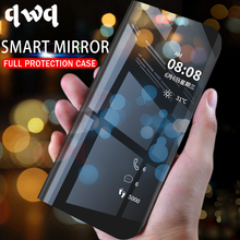 Прозрачный зеркальный чехол для телефона Samsung Galaxy Note 9 8 S7 Edge S10E с откидной крышкой для Galaxy S10 Lite S9 S8 Plus 2024 - купить недорого