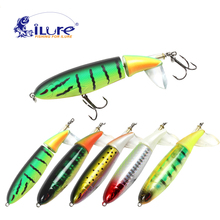 iLure Fishing Lure Popper 13g/90mm Whopper Plopper VMC Hook Topwater Hard Lure Artificial Bait Fishing Tackle 2024 - buy cheap