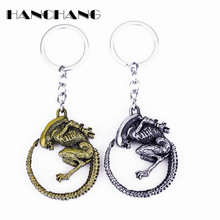 Men Cool Jewelry Game Aliens Predator AVP Keychain Alien Queen pendant keyring Accessories Key Chains For Fans Gift 2024 - buy cheap