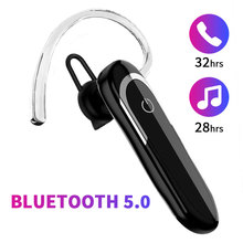 Bluetooth Headset Bluetooth 5.0 Earpiece Handsfree Headphones Mini Wireless Earphone Earbud Earpiece For IOS Android mobilephone 2024 - buy cheap