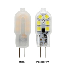 1 шт./лот G4 Светодиодная лампа 3 Вт 12 В/360 в переменного тока 2835SMD 12 светодиодов теплый белый/холодный белый свет для люстры угол свечения сменная галогенная лампа 2024 - купить недорого