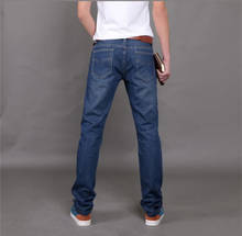 men Jeans Size 28 To 40 Black Blue Stretch Denim Slim Fit Men Jean For Man Pants Trousers Jeans 2024 - buy cheap