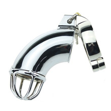 Protective Device Stainless Steel Suitable for Men Short Male Metal Chastity Device Cock Cage Penis Lock Sex Toys for Men 2024 - buy cheap