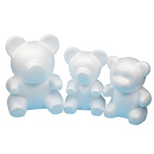 4 size Polystyrene Styrofoam Foam Ball Rose Bear White Craft For DIY Party Decoration Wedding New Year Valentines Day Gift 2024 - buy cheap