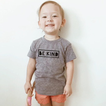 Children Short Sleeves Tee Shirt Be Kind Letter Print Kids Boy Girl Cotton Loose T Shirt Tops 2024 - buy cheap