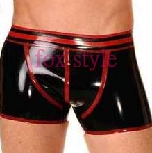 100% artesanal de látex sexy hot pants 2024 - compre barato