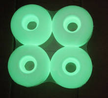 free shipping skateboard wheels double rocker wheel luminous wheel 53 mm 101 A 2024 - buy cheap