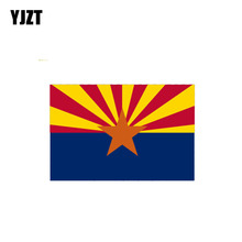YJZT 9,9 см * 6,5 см Флаг Штата Аризона автомобильные наклейки аксессуары ПВХ наклейка 6-0287 2024 - купить недорого