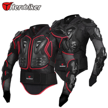 Herobiker motocicleta armadura profissional, motocross, motocicleta, protetor de corpo inteiro, jaqueta protetora p a xxg 2024 - compre barato