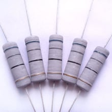 Resistência fixa nova original dos resistores do filme do óxido de metal do resistor de 5w 68 ohm 68r ohm 100% +/- 5% (100 pces) 2024 - compre barato