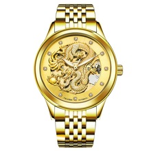 TEVISE-Reloj de pulsera de lujo para hombre, cronógrafo automático de dragón chino, luminoso, resistente al agua, nuevo 2024 - compra barato