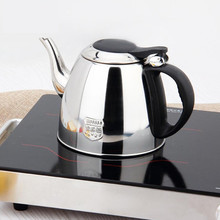 Food Grade 304 Stainless Steel Kettle Coffee Pot 1.2L Flat Bottom Water Boiler Cha Teapot Tea Drinkware For Induction Cooker 2024 - buy cheap