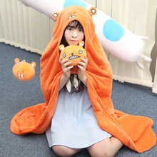 Himouto! Umaru-chan Cosplay Costume Hamsters Dress Up Winter Warm Flannel Fleece Doma Umaru Cosplay Cloak Manteau Blanket 2024 - buy cheap